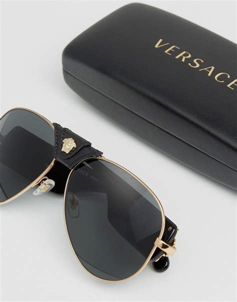 versace men's aviator sunglasses|versace aviator sunglasses women new.